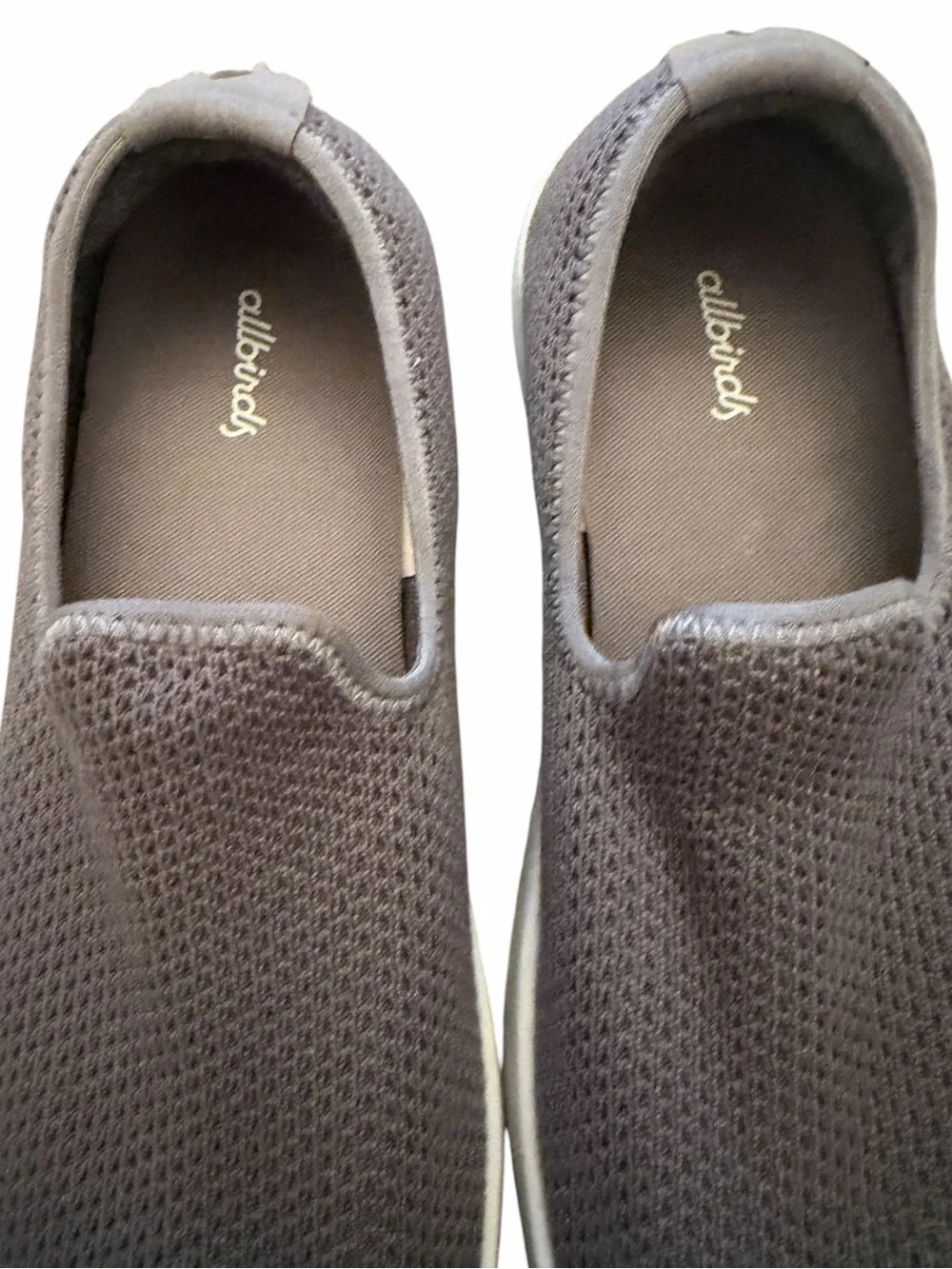 Allbirds Tree Loungers Men’s 9 Gray Slip On Sneakers Eucalyptus Knit Comfort